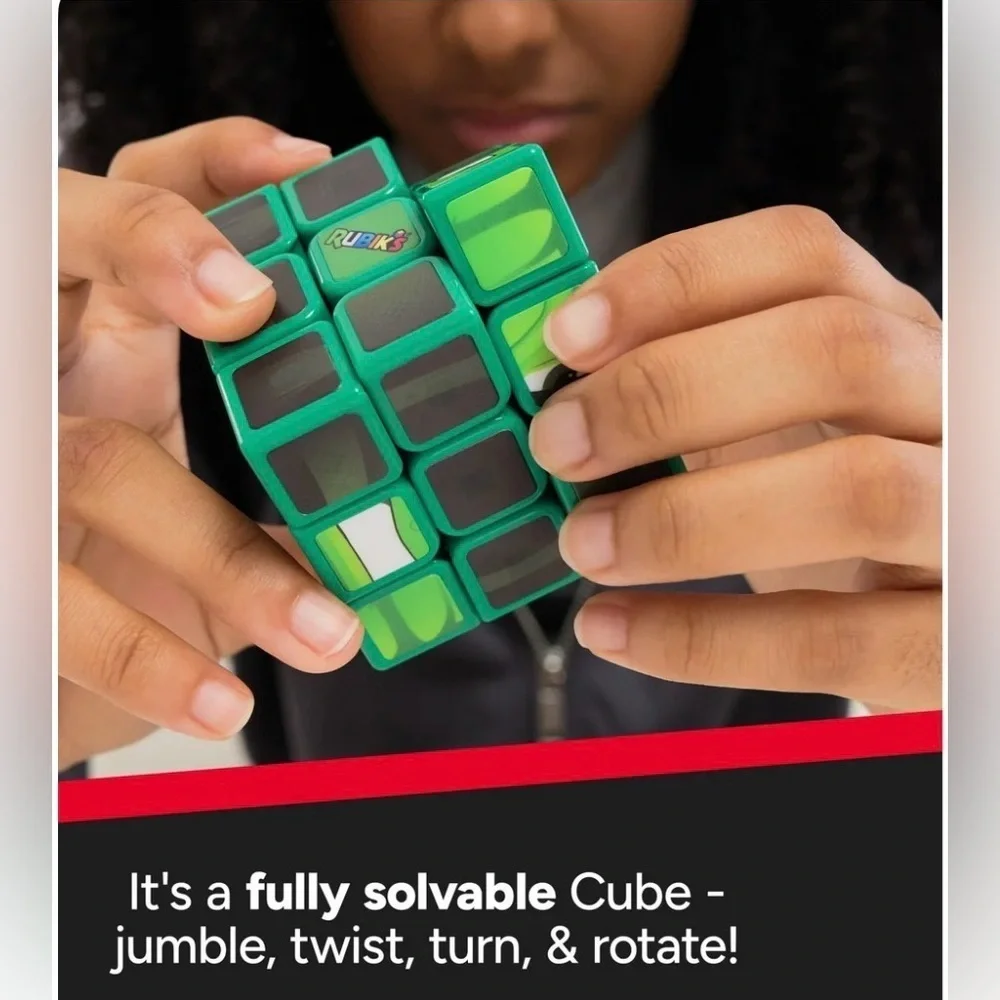 Rubik’s Cube Hulk Cuber Brain Teaser Fidget Toy Ages 8+